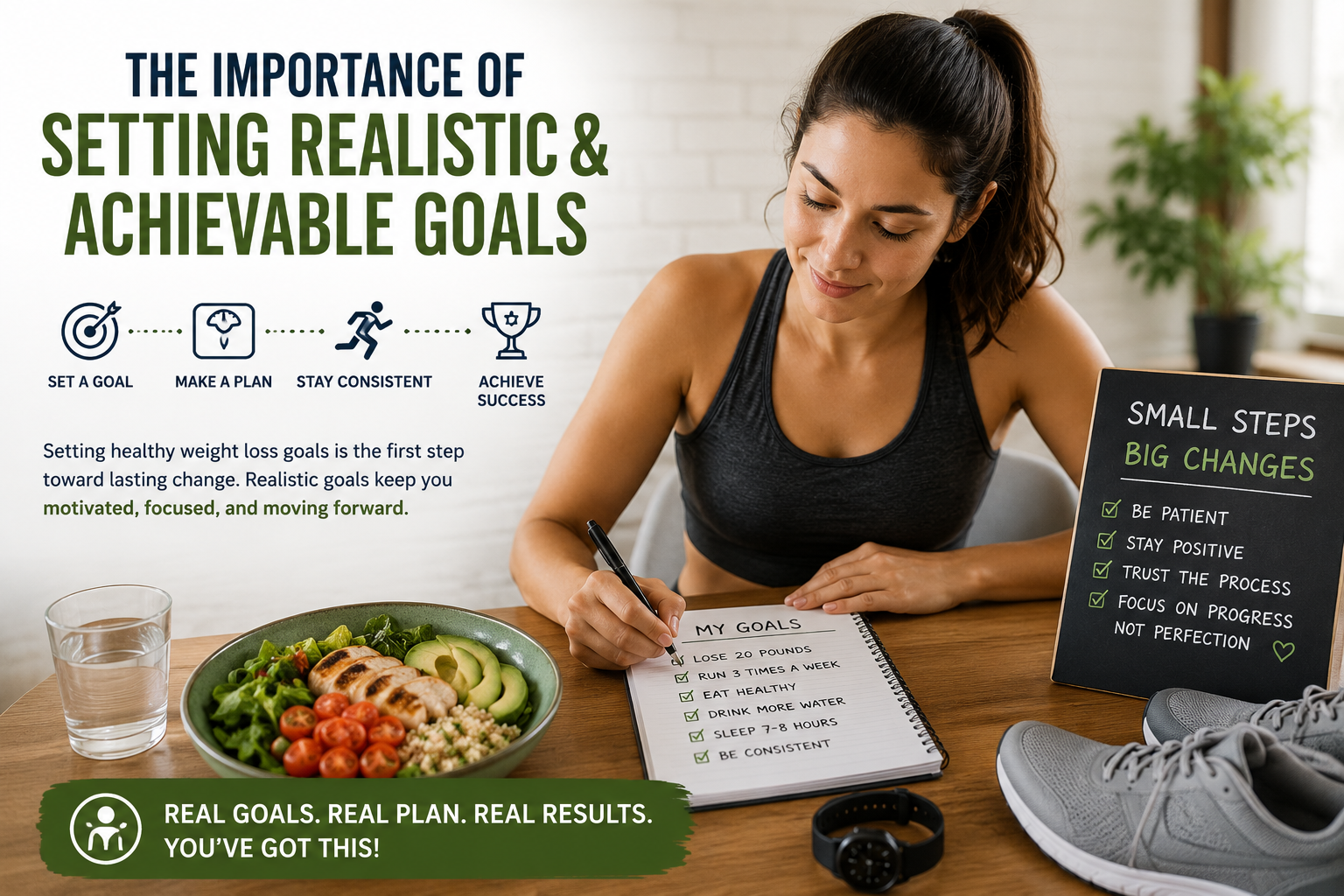 Setting realistic goals for success before running